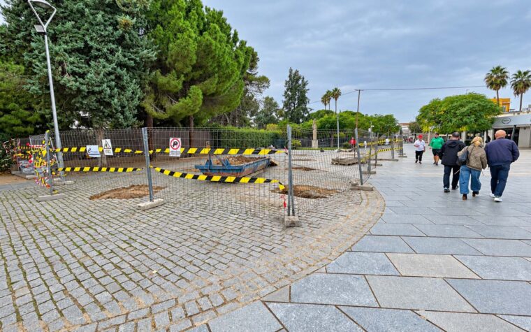 OBRAS ENTOLDADO PLAZA MARGARITA XIRGU