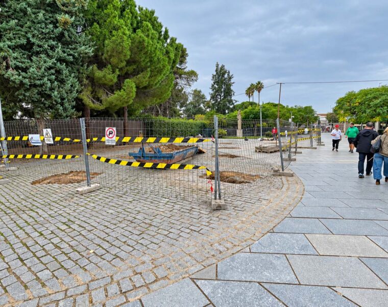 OBRAS ENTOLDADO PLAZA MARGARITA XIRGU