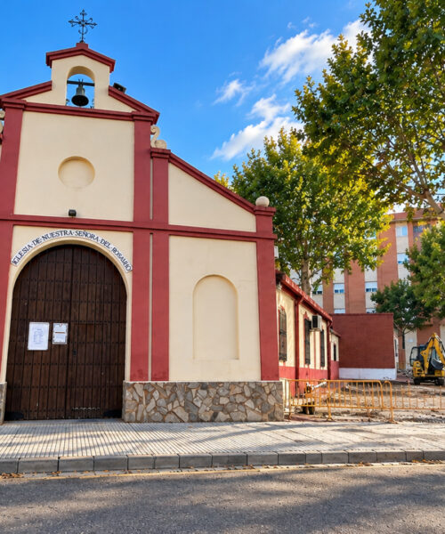 PLAZA DE LA IGLESIA DEL ROSARIO EN OBRAS