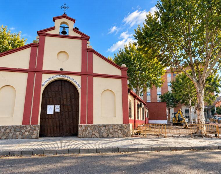 PLAZA DE LA IGLESIA DEL ROSARIO EN OBRAS